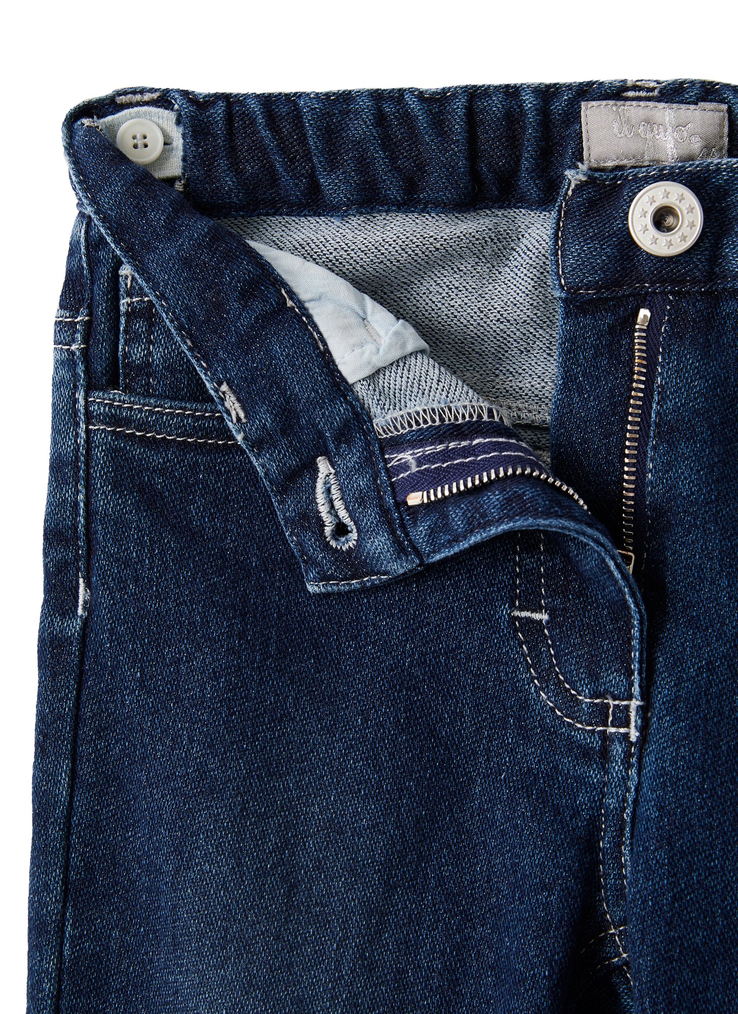 Five-Pocket Denim Jeans | Blue