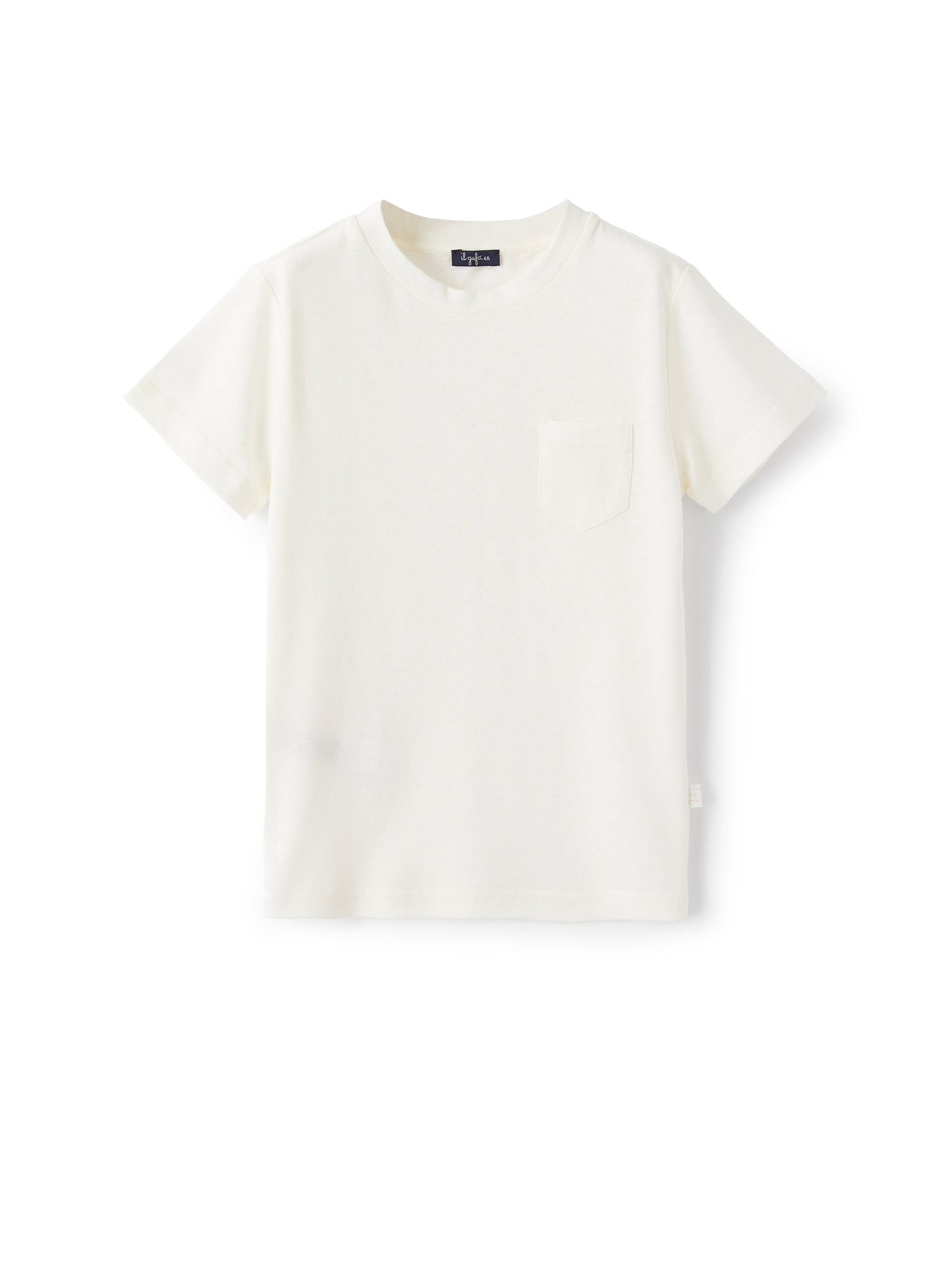 T-Shirt in Cotton And Linen | Milk