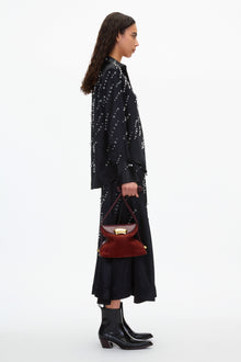 ID Petite Soft Shoulder Bag | Black/Farro