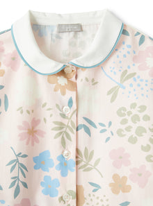 Cotton Shirt with Dragonfly Print | Pepe Rosa