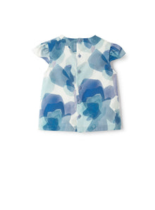 Cotton Shirt with Exclusive Floral Print | Acqua