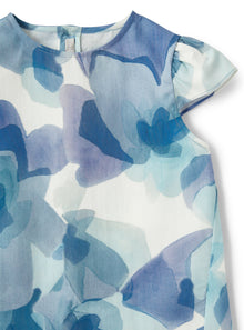 Cotton Shirt with Exclusive Floral Print | Acqua