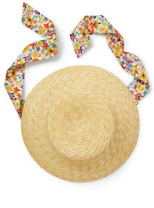 Bucket Hat in Raffia | Multicolor