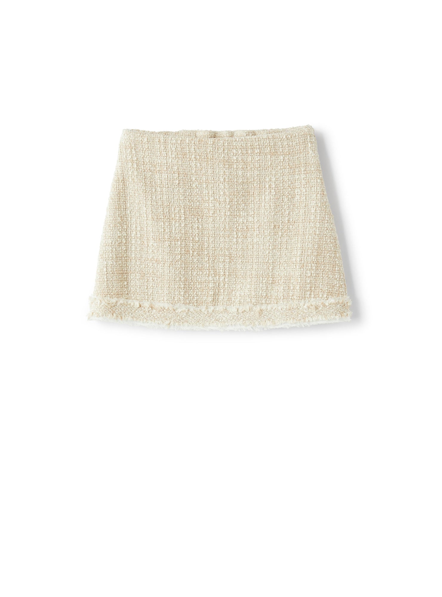 Skirt in A Raised-Weft Cotton Blend | Iuta