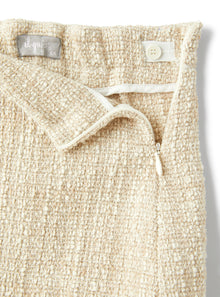 Skirt in A Raised-Weft Cotton Blend | Iuta