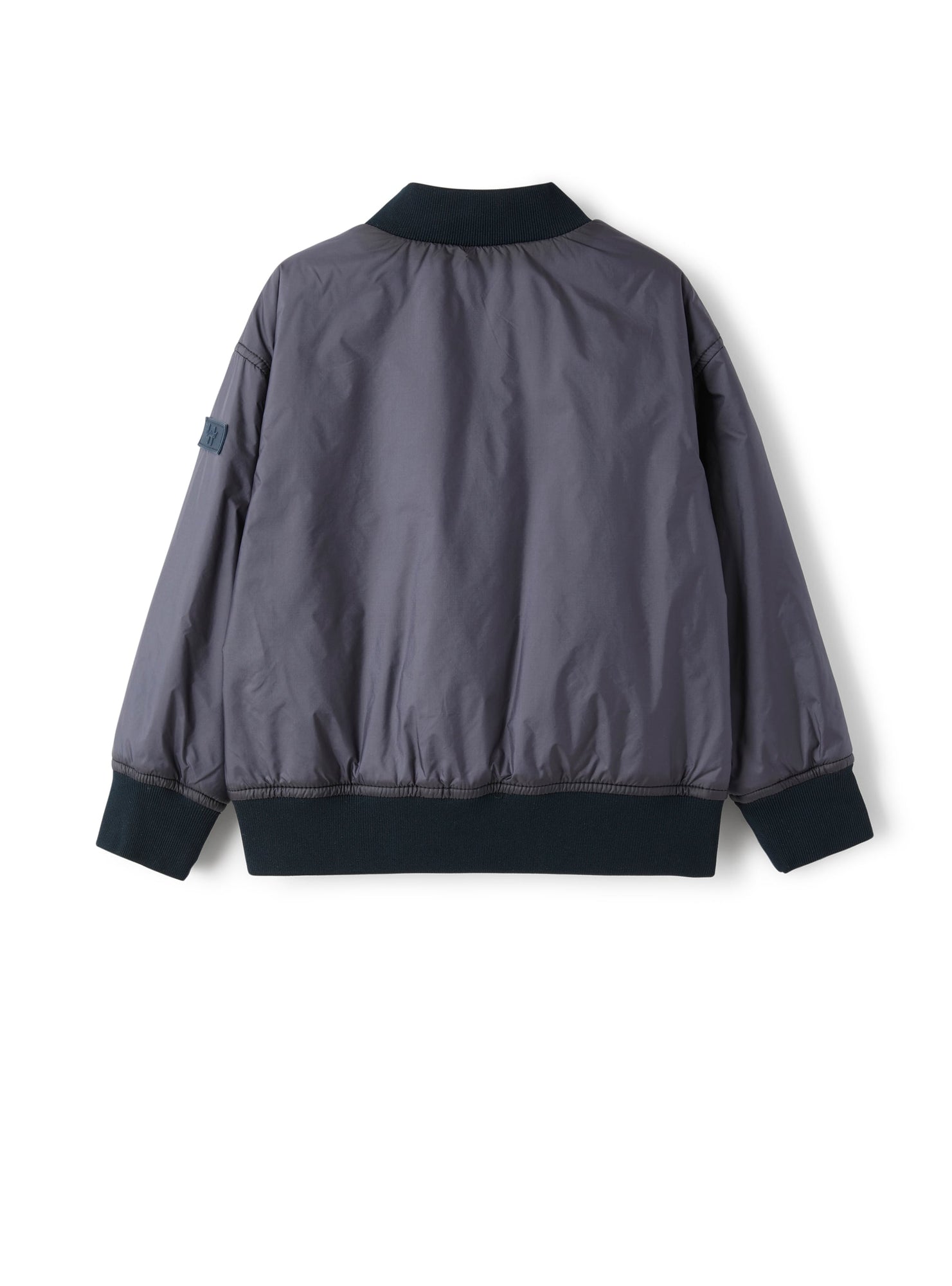 Bomber Jacket in Down-Proof Nylon | Blue/Light Blue