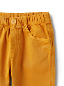 Trousers For Baby Boys in Stretch Gabardine | Cannella