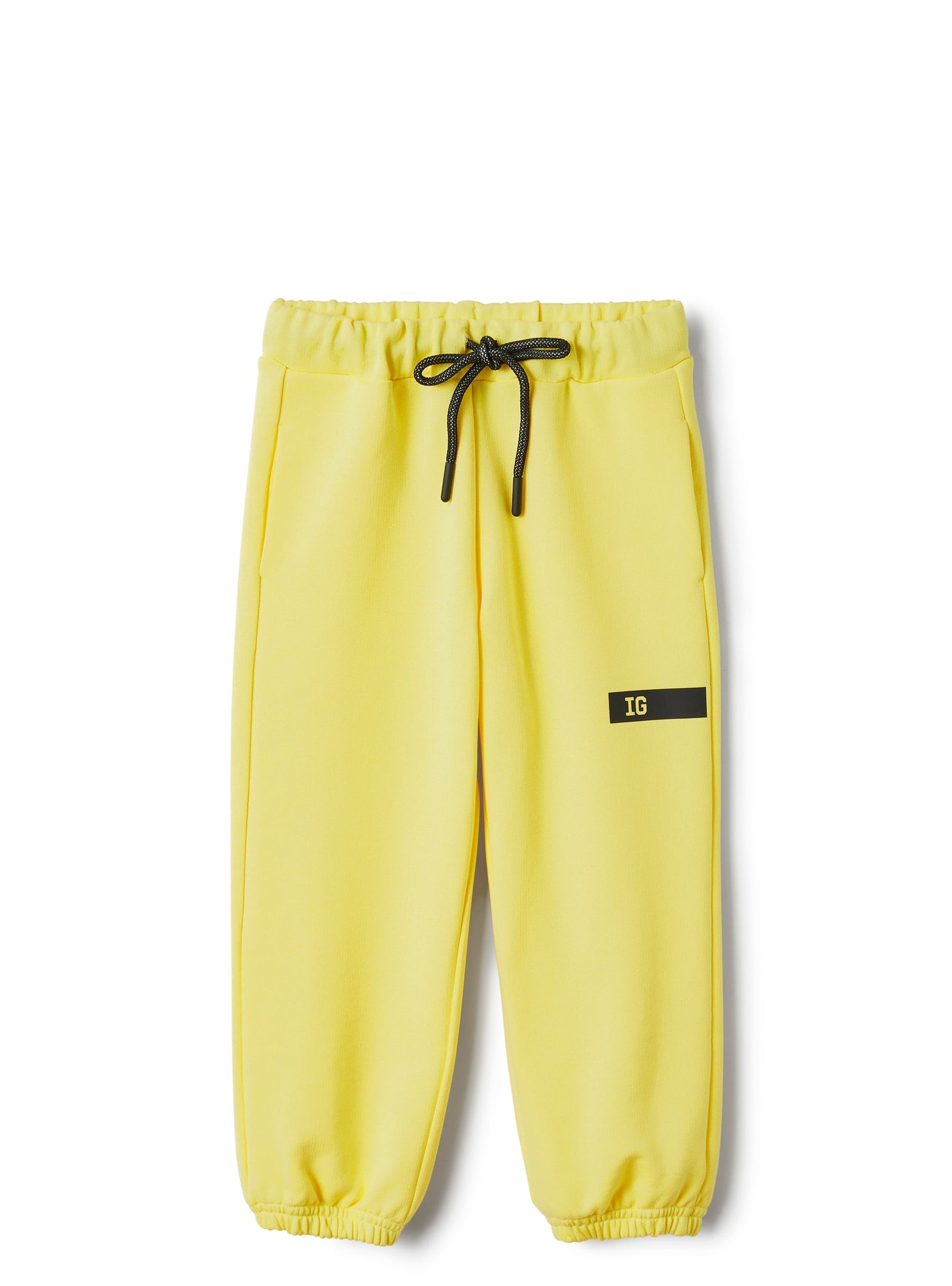 Jogging Pants in Cotton Fleece with A Drawstring | Giallo