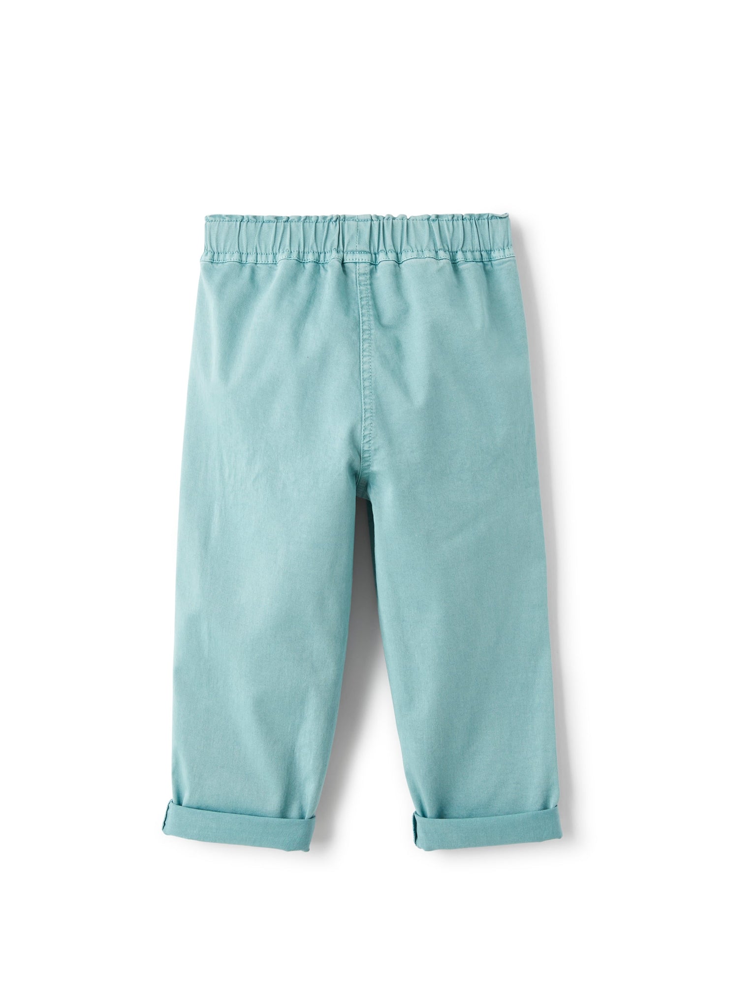 Long Trousers in Garment-Dyed Gabardine | Eucalipto