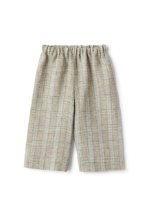 Capri Pants in A Glen-Check Pattern | Noce
