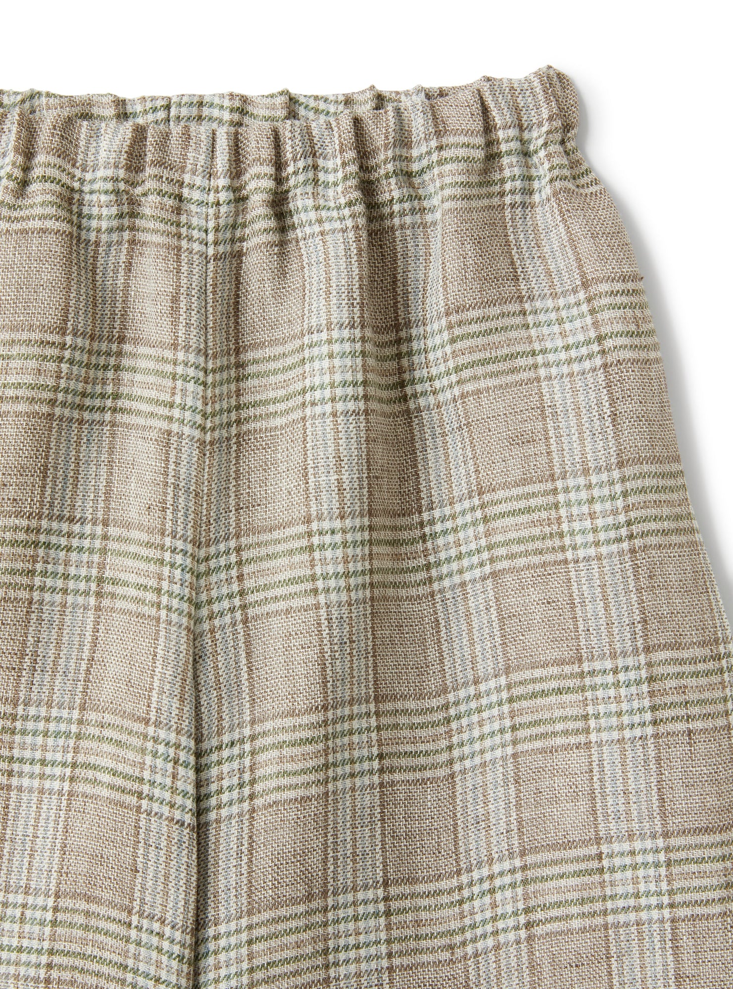 Capri Pants in A Glen-Check Pattern | Noce