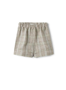 Shorts in Glen-Checked Linen | Noce