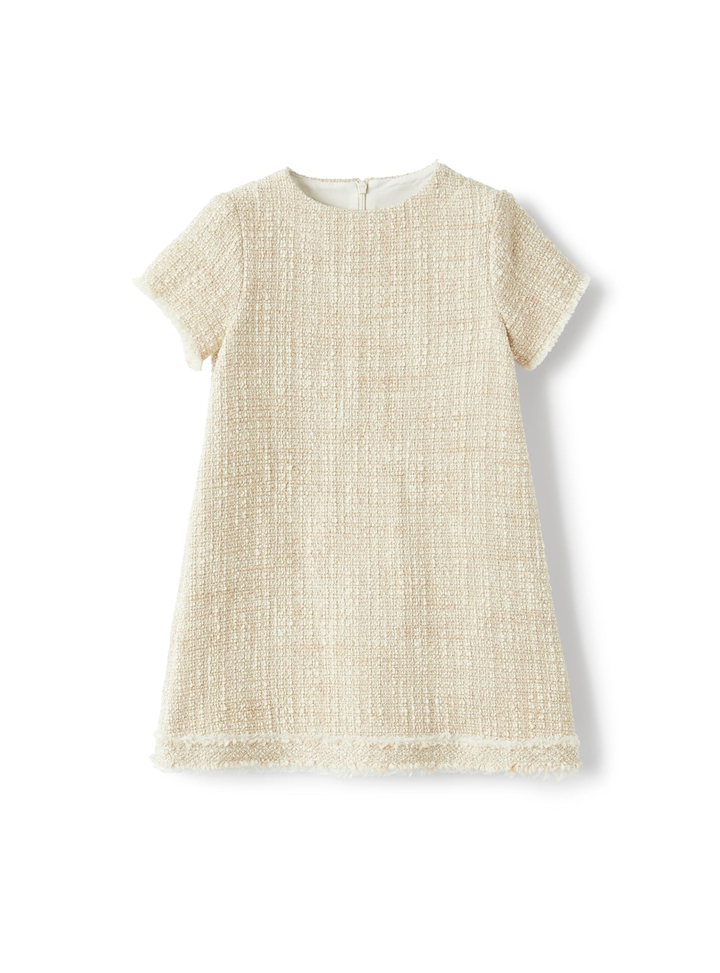 Dress in A Raised-Weft Cotton Blend | Iuta