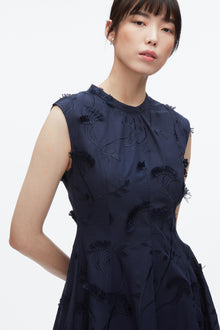Fil Coupe Midi Dress | Midnight
