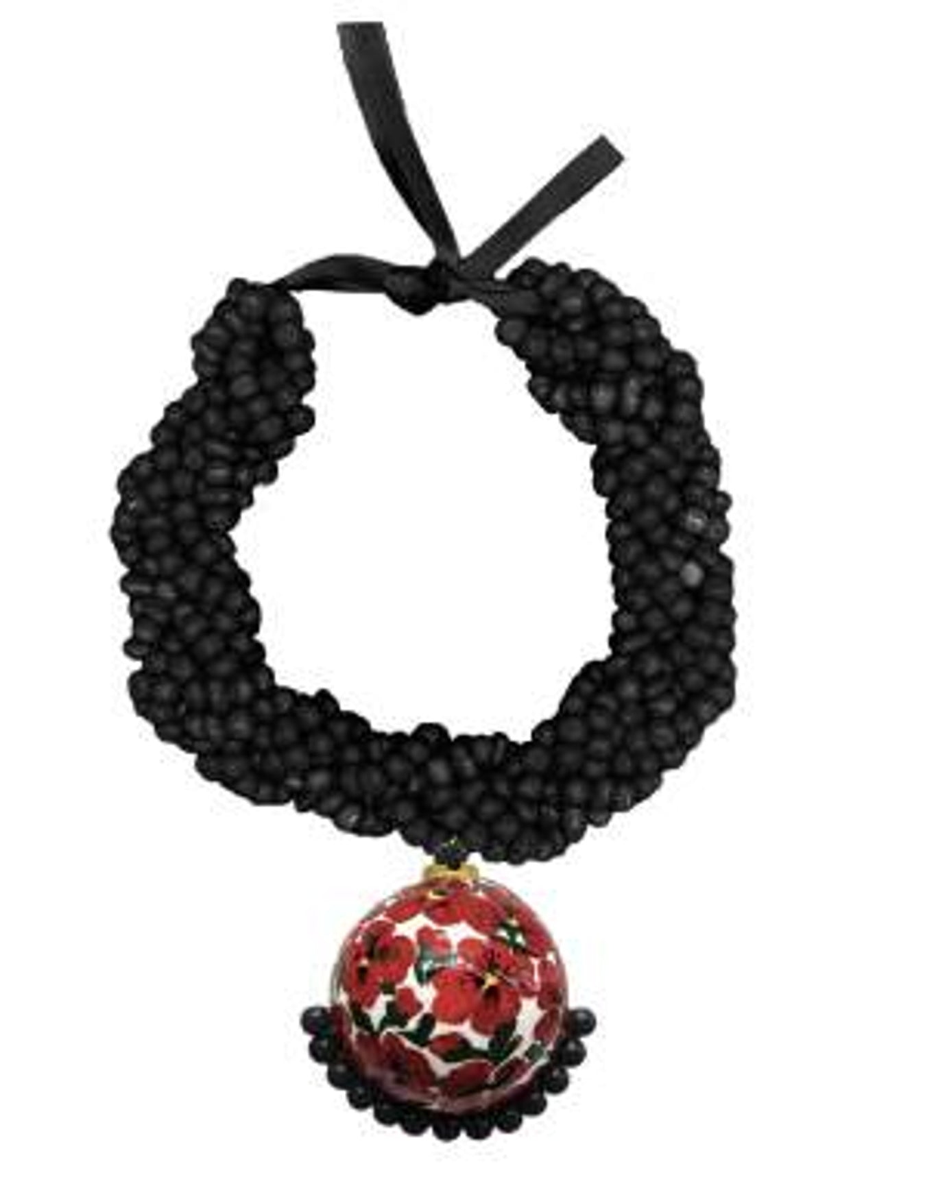 Painted Jicara Necklace