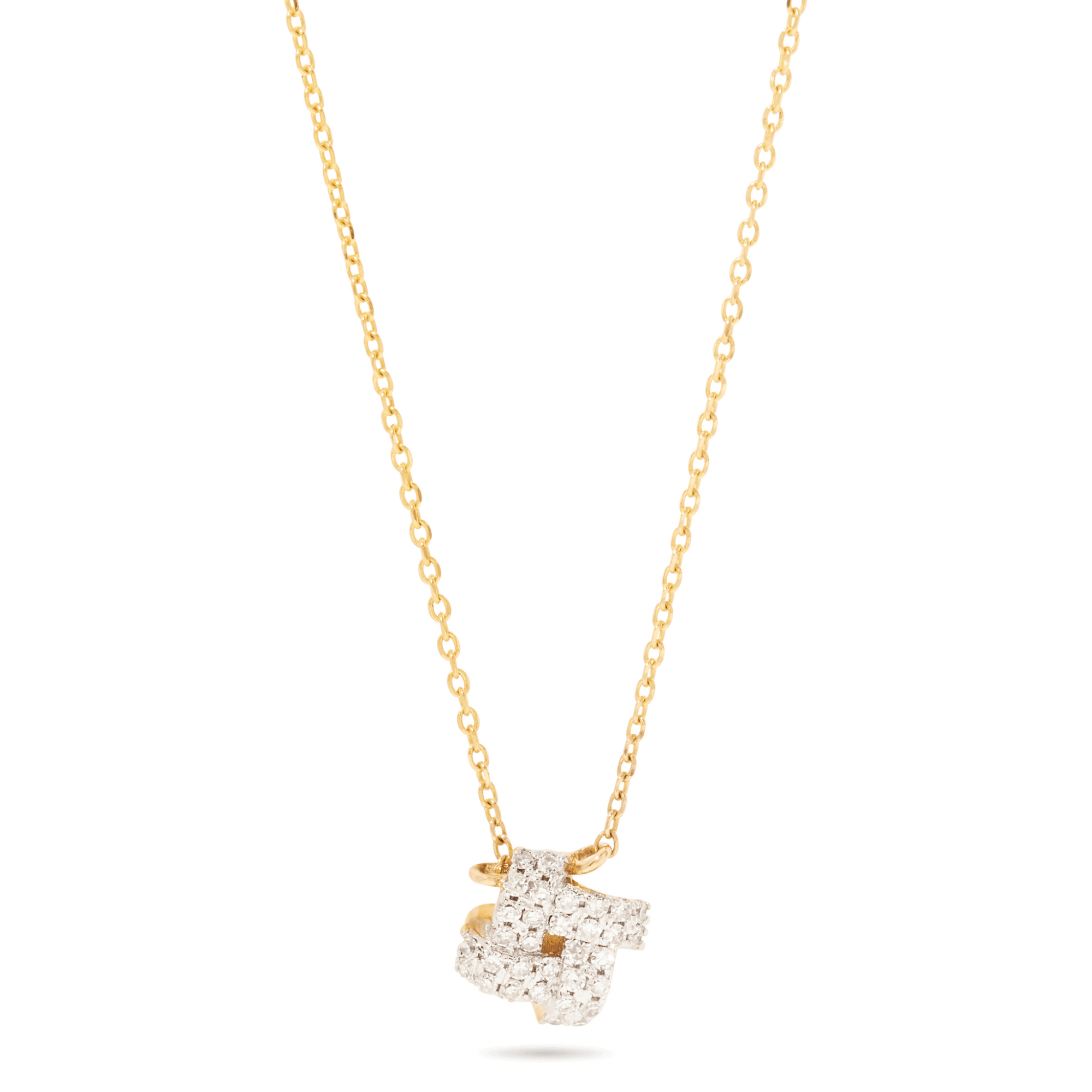 Love Knot Necklace | 10K Yellow Gold