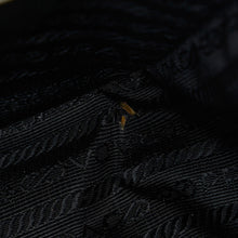 Prada | Pre-Owned Tessuto Buckle Messenger Bag - II | Black