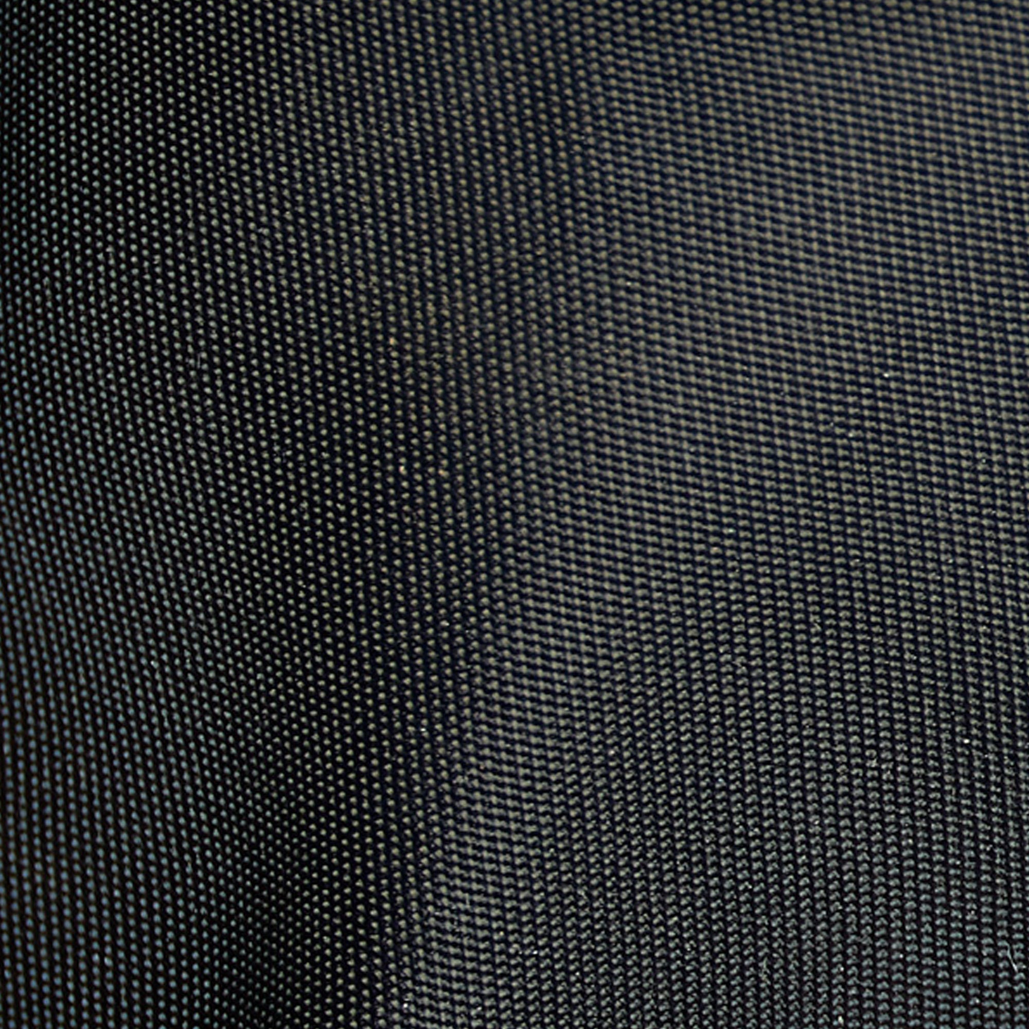 Prada | Pre-Owned Tessuto Buckle Messenger Bag - II | Black