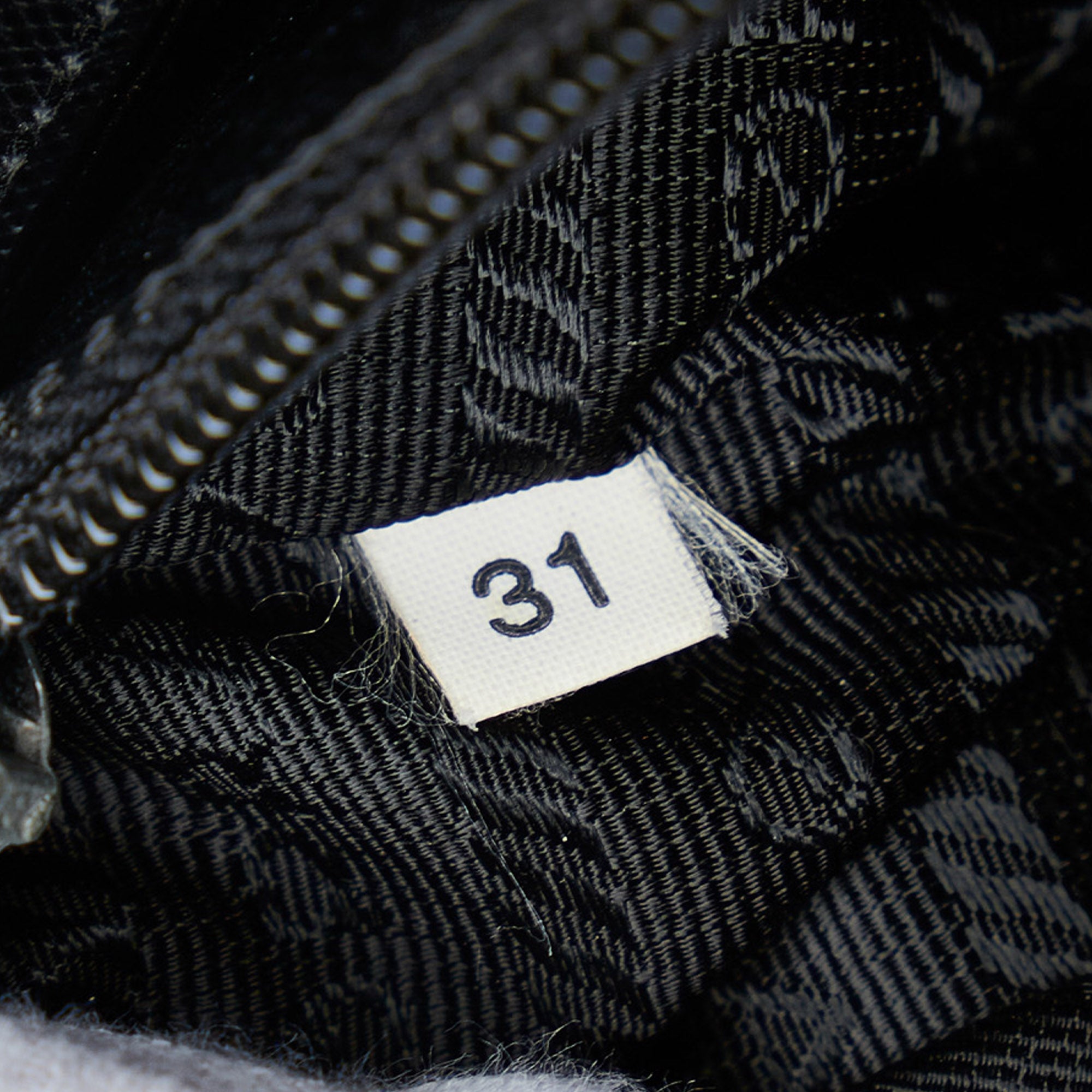 Prada | Pre-Owned Tessuto Buckle Messenger Bag - II | Black