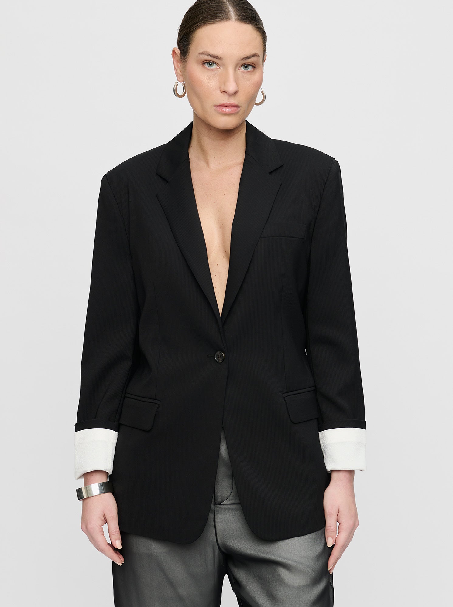 Denis Oversized Blazer | Black