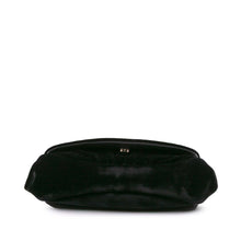 Chanel | Pre-Owned CC Velvet Half Moon Wallet on Chain | Black