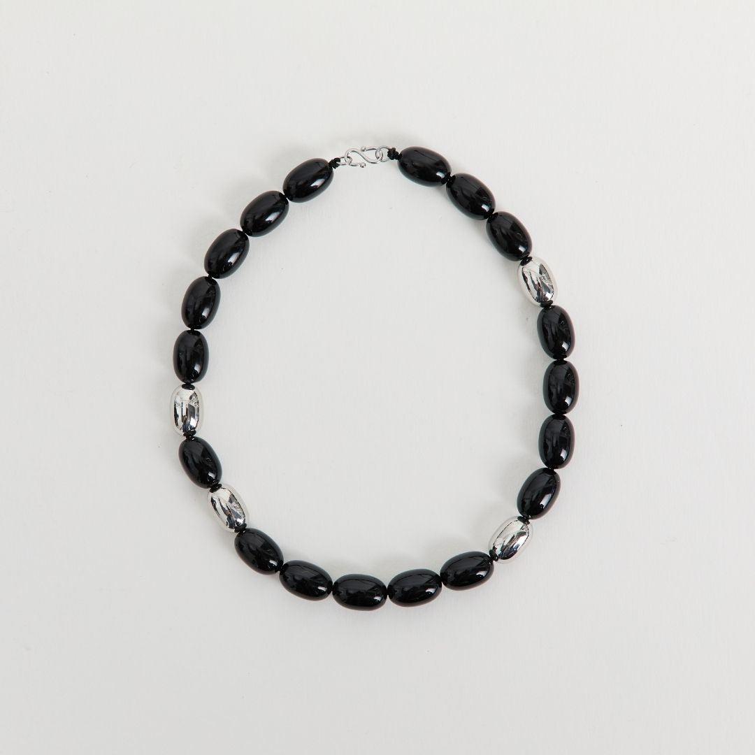 Clementine Necklace | Silver PVD Plated Stainless Steel