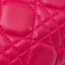 Dior | Pre-Owned Medium Lambskin Cannage Lady | Pink/Dark Pink