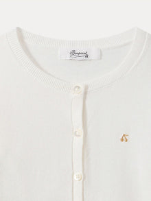 Girl | Cardigan | Milk White