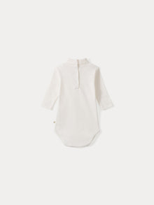 Unisex | Baby Turtleneck Onesie | Milk White