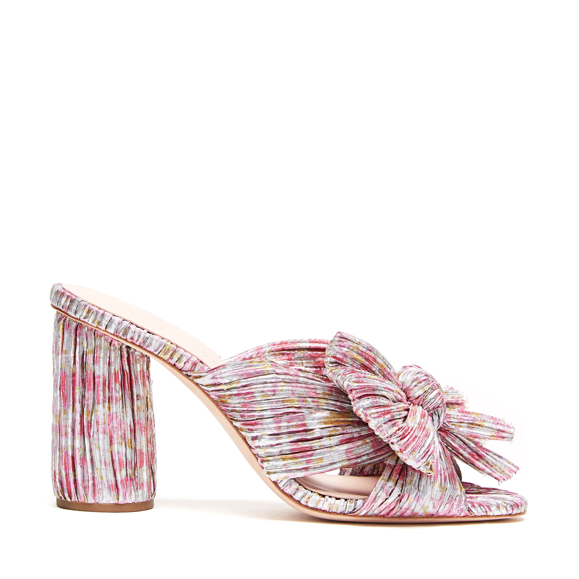 Penny Knot Mule | Pink Multi Floral