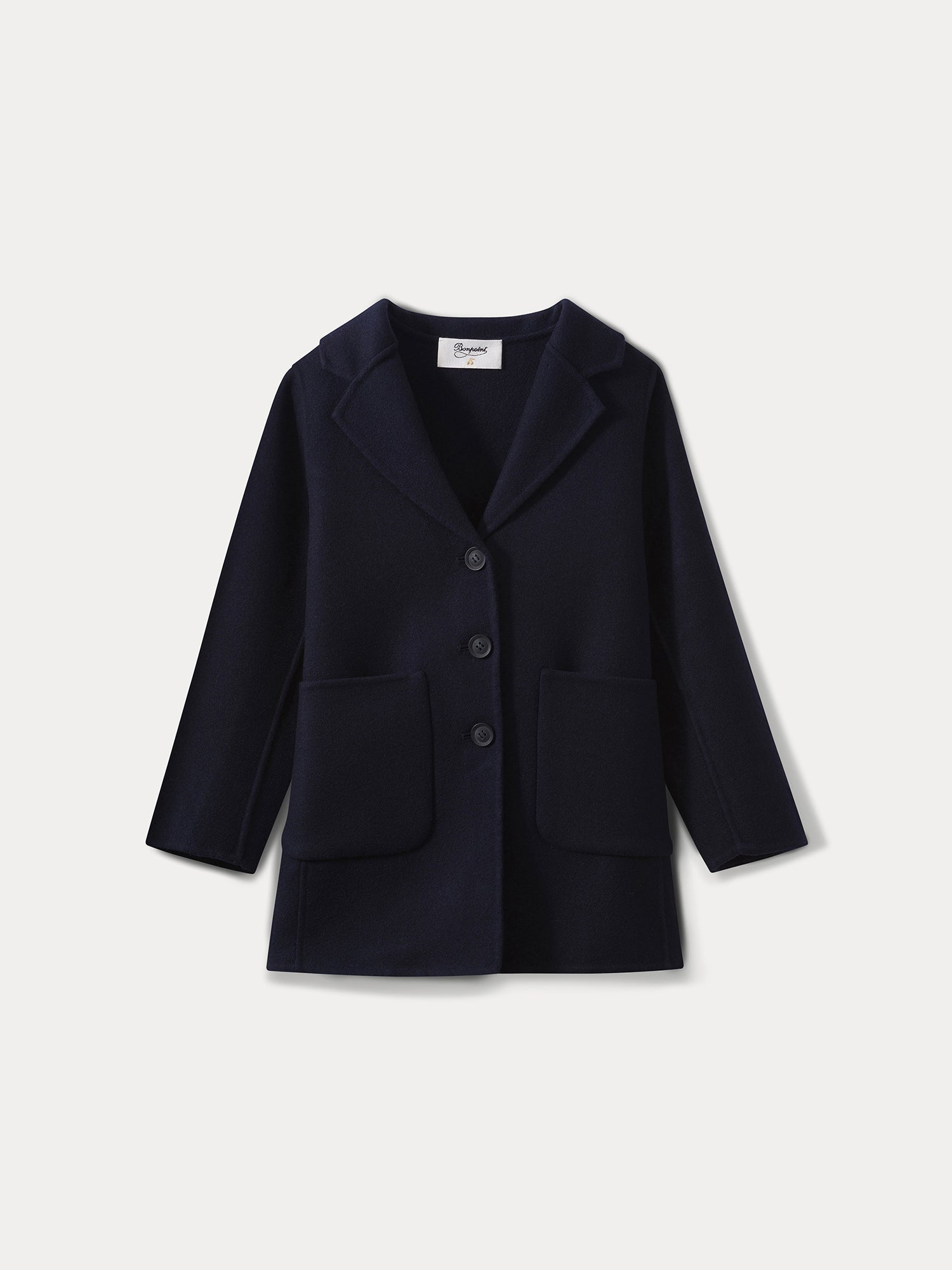 Girl | Girls' Cashmere Coat | Navy