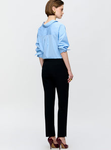 Petra Poplin Shirt | Blue