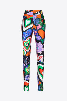 Heart Printed Legging | Multi