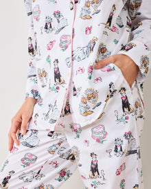 Fur Ever Yours - Long PJ Set - Cloud - Printfresh