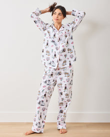 Fur Ever Yours - Long PJ Set - Cloud - Printfresh
