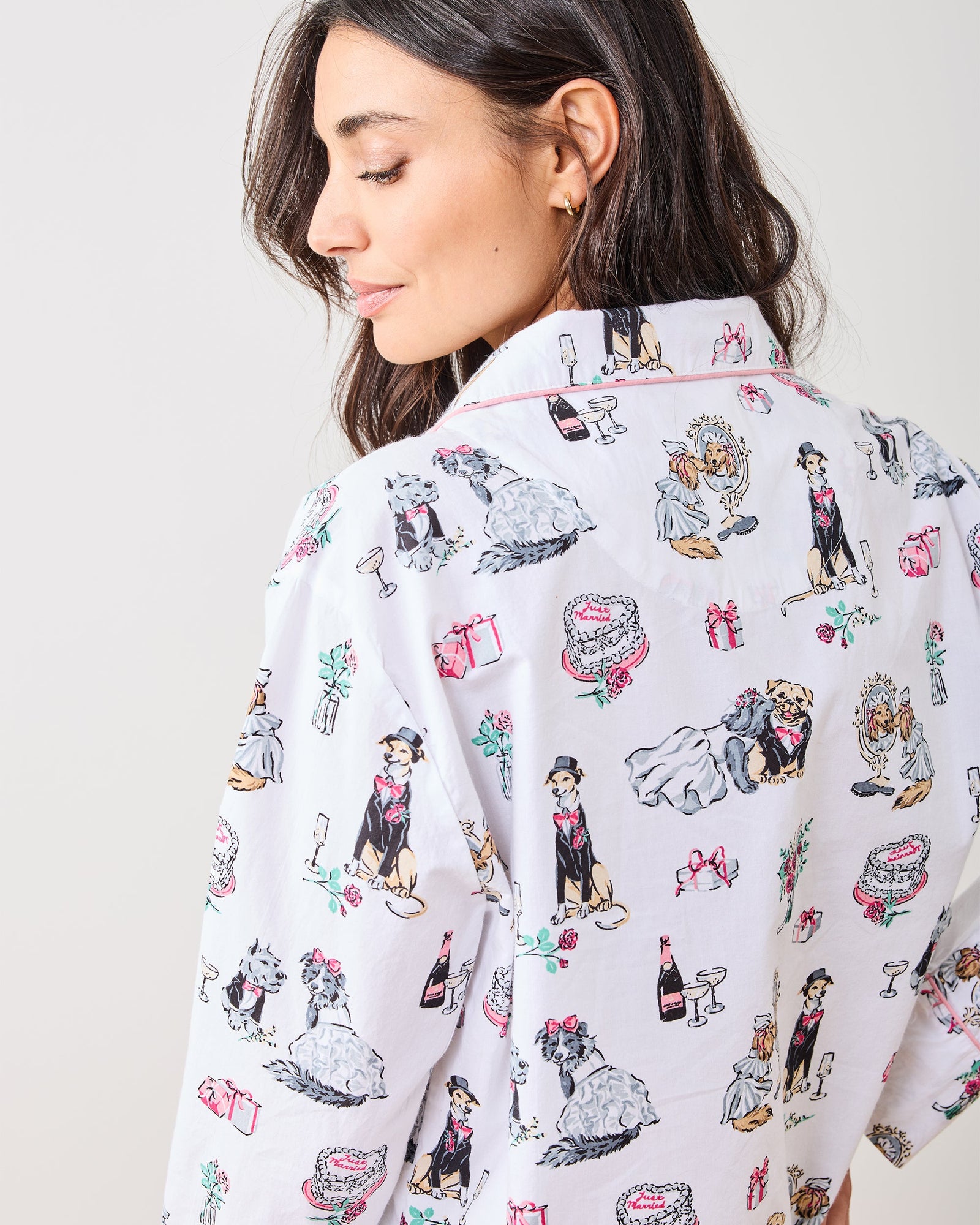 Fur Ever Yours - Long PJ Set - Cloud - Printfresh