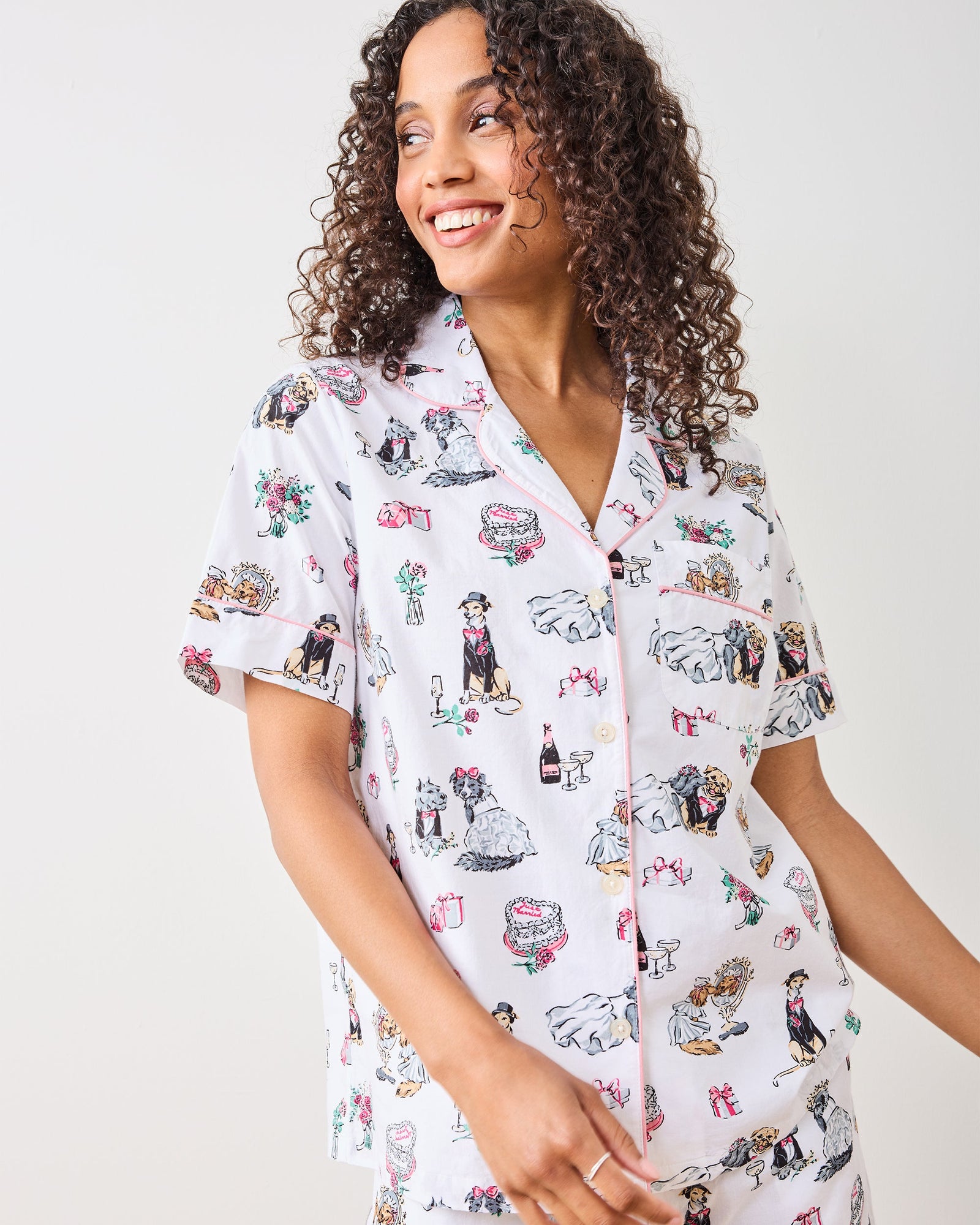 Fur Ever Yours - Short PJ Set - Cloud - Printfresh