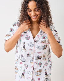 Fur Ever Yours - Short PJ Set - Cloud - Printfresh