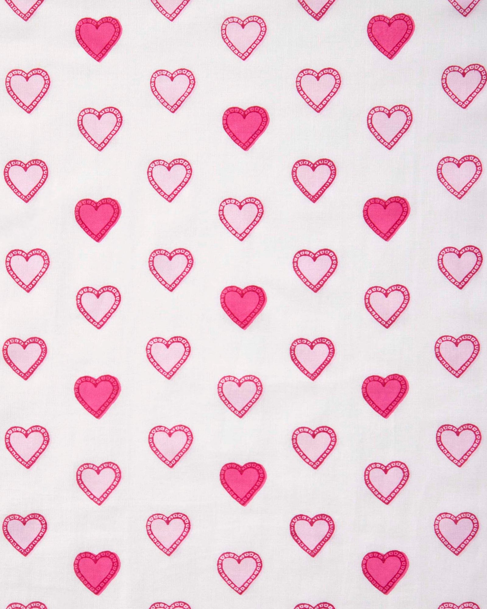 Candy Hearts - Long PJ Set - Pale Pink - Printfresh