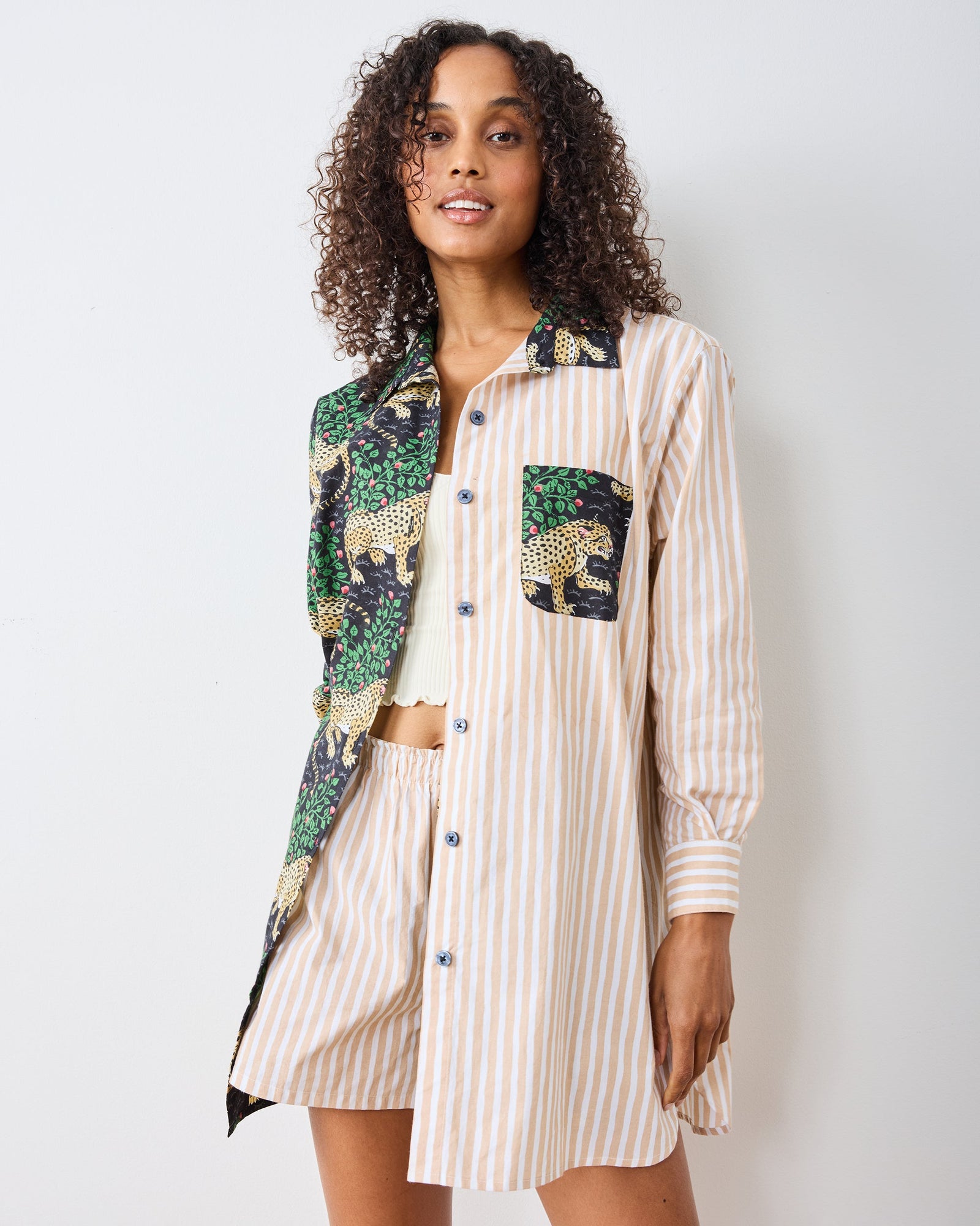 Bagheera - Everyday Button Down - Ink - Printfresh