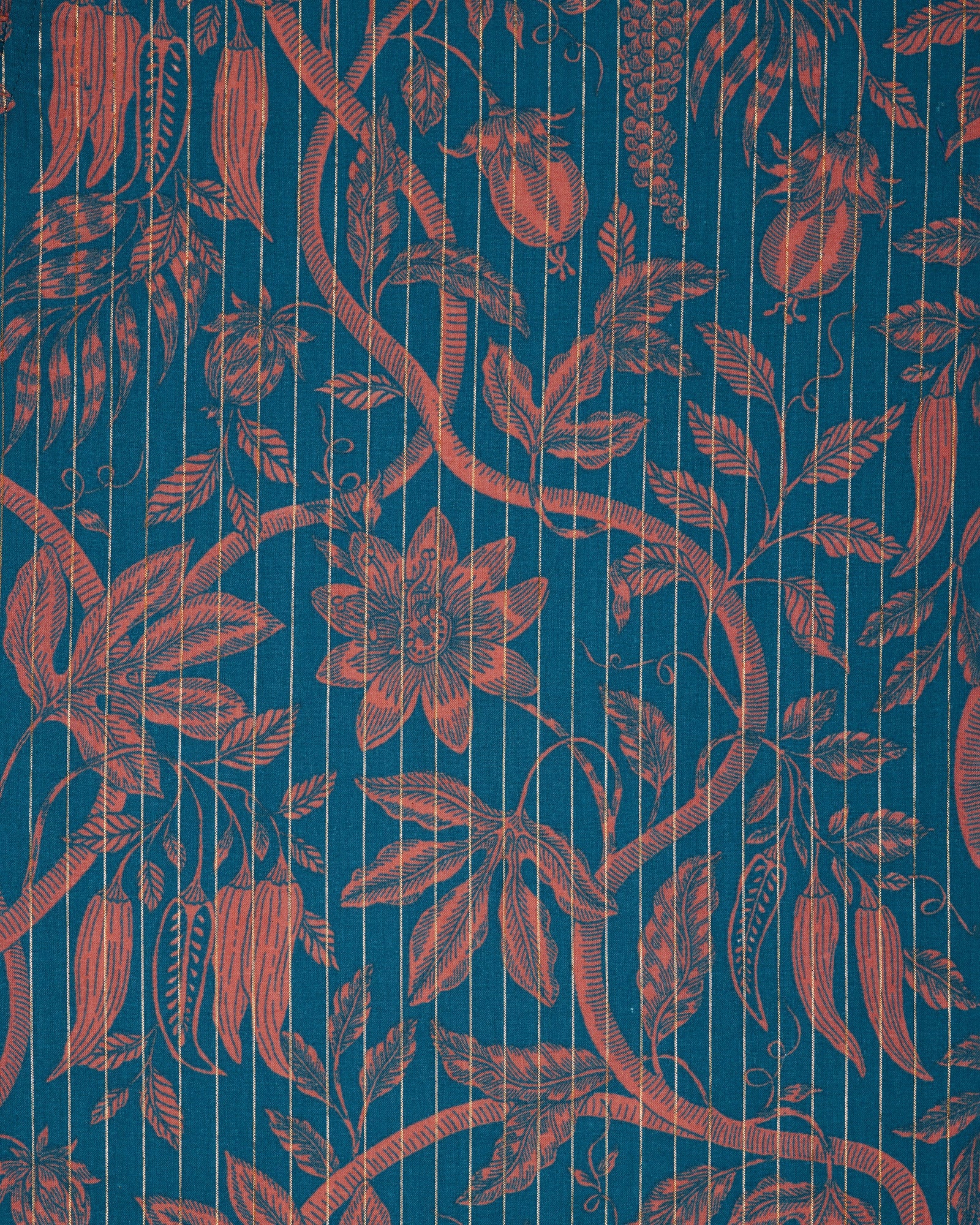 Etched Vine - Open Road Dress - Turquoise Blush - Printfresh
