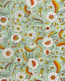 India Bloom - Royal Blouse - Sage - Printfresh