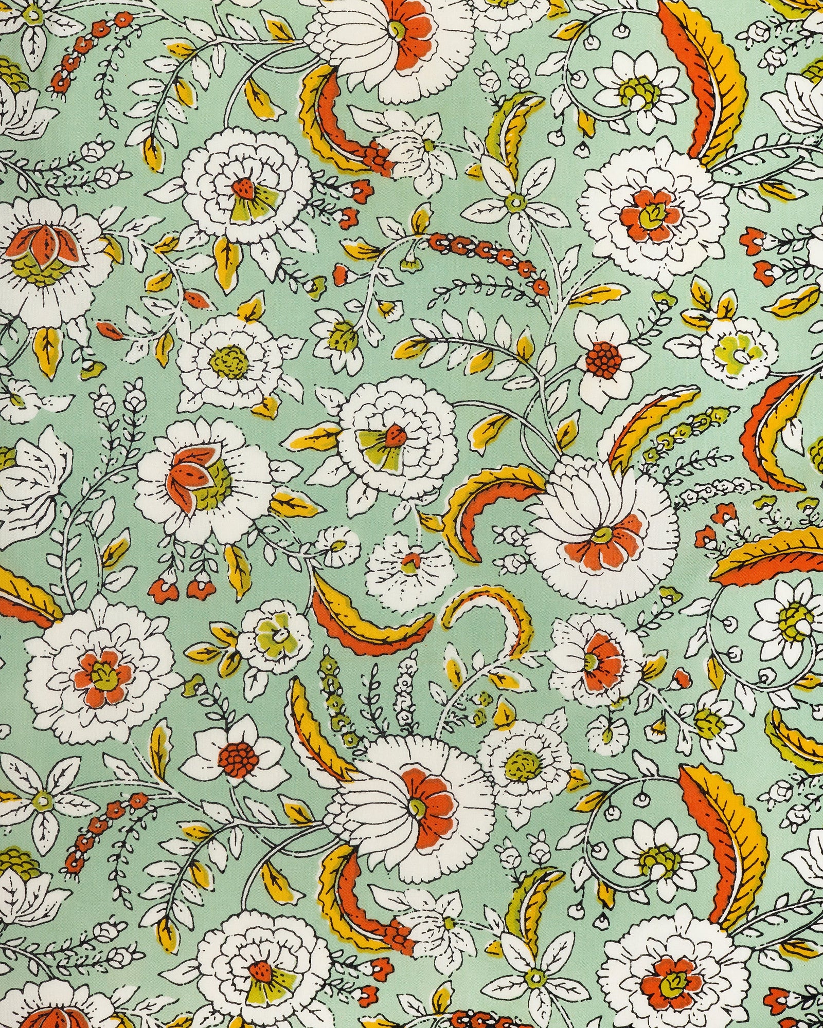 India Bloom - Royal Blouse - Sage - Printfresh