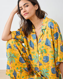 Guinea Hens - Eco Satin Wildest Dreams Set - Marigold - Printfresh