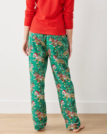 Very Merry Bagheera - Lightweight Flannel PJ Pants - Mistletoe - Printfresh