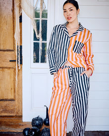 Showtime Stripes - Tall Long PJ Set - Skeleton Candy - Printfresh