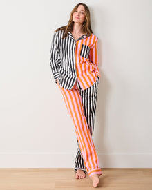 Showtime Stripes - Long PJ Set - Skeleton Candy - Printfresh