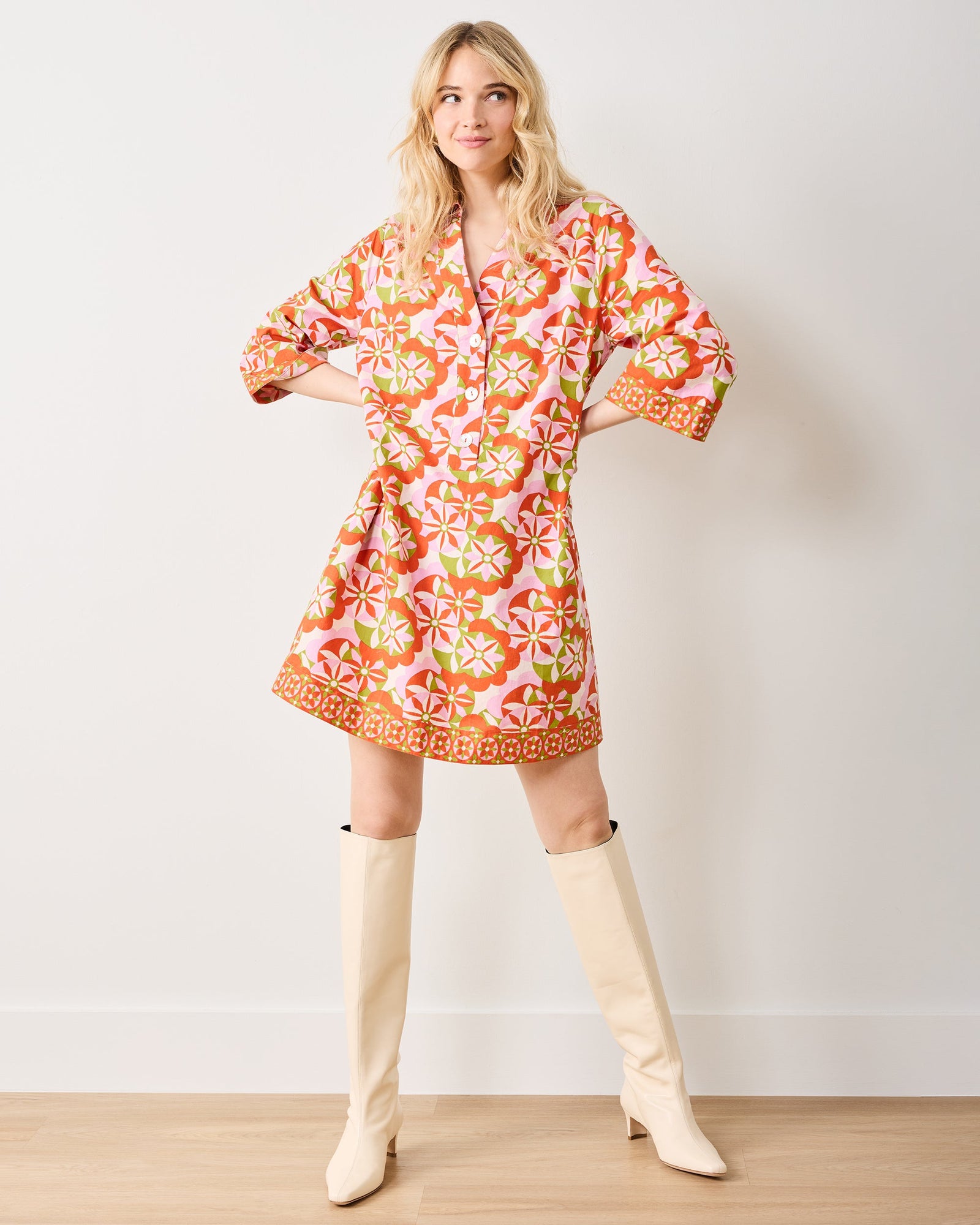 Flower Hour - Goa Dress - Lava Lamp - Printfresh