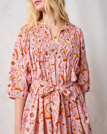 India Bloom - Artifact Dress - Soft Rose - Printfresh