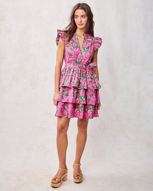 Lily Of the Valley - Goldie Dress - Pink - Printfresh